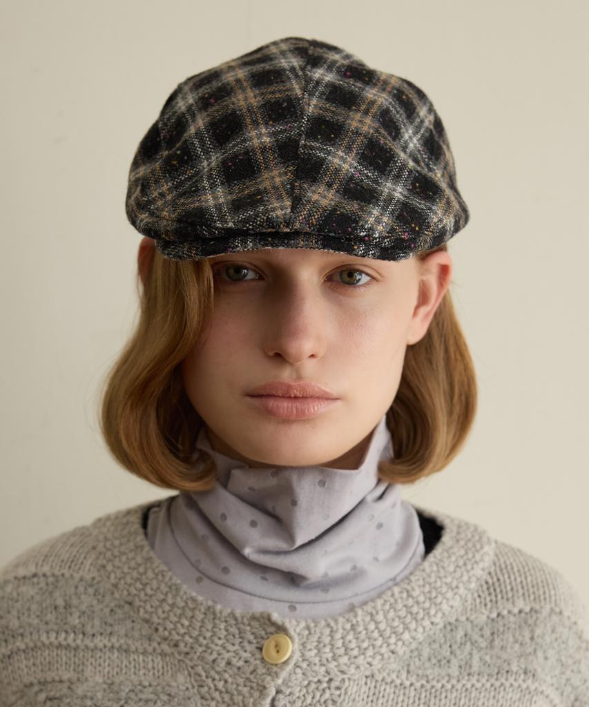 FUNFROMFUN Check Hunting Cap, Black
