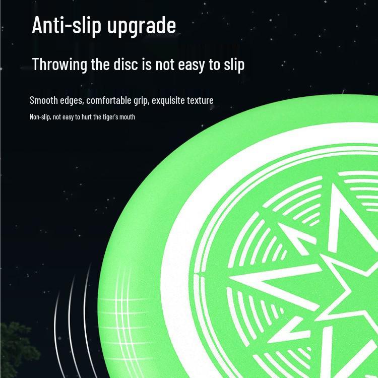 LED Light-Up Foam Frisbee for Kids - Safe, Soft, and Returnable Outdoor Toy