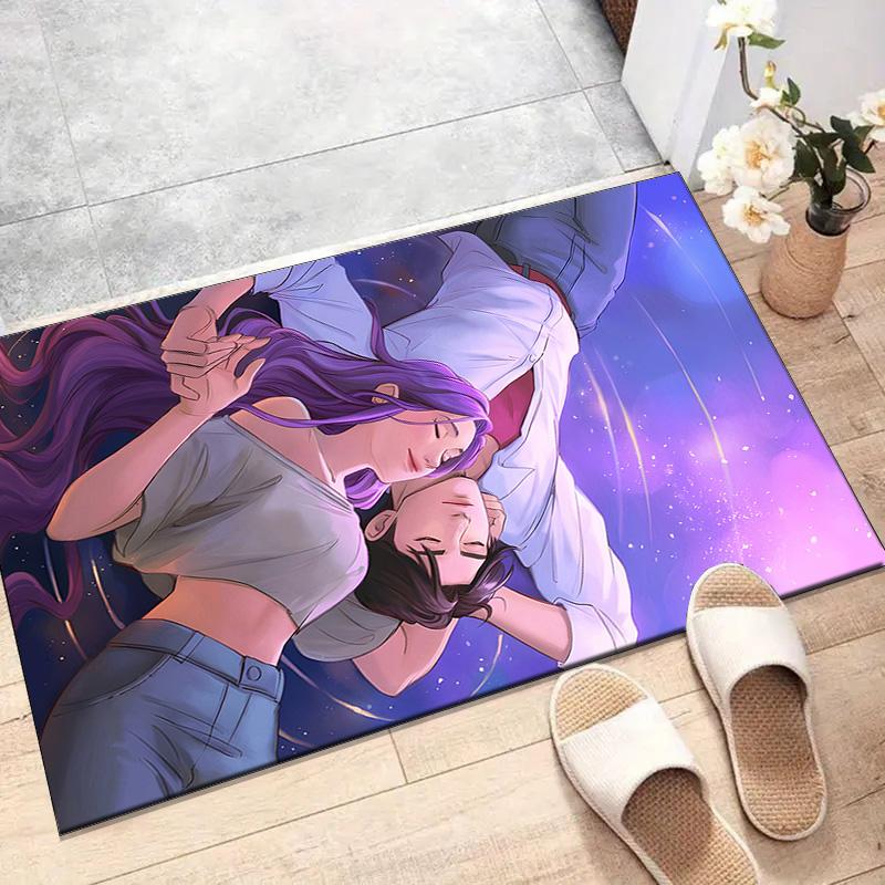 1pc KPop Demon Hunters18 Design Printed Area Rug Carpet for Bedroom Living Room Home Decor Rugs Mat Non Slip Mat Rug for Bedside