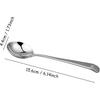 IMEEA Roud Soup Spoons SUS304 Stainless Steel Small Soup Spoons 6-Inch, Set of 4