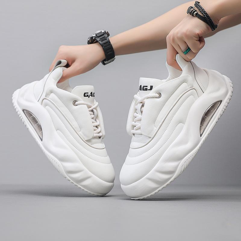 GAGJ trendy bread shoes men's spring new little white shoes platform air cushion dad shoes sports and leisure shoes are in stock