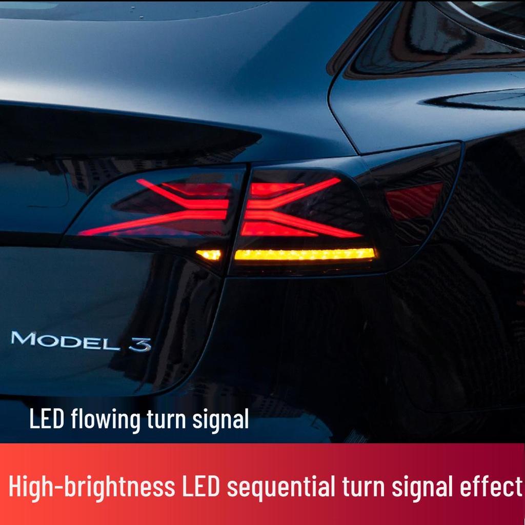 Tesla Model 3/Y X-Men Style RGB Colorful Taillight Navigation Assembly