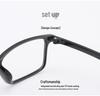 Korean Fashion Men's Minimalist Ultralight Square Prescription Eyewear - TR90 Frames