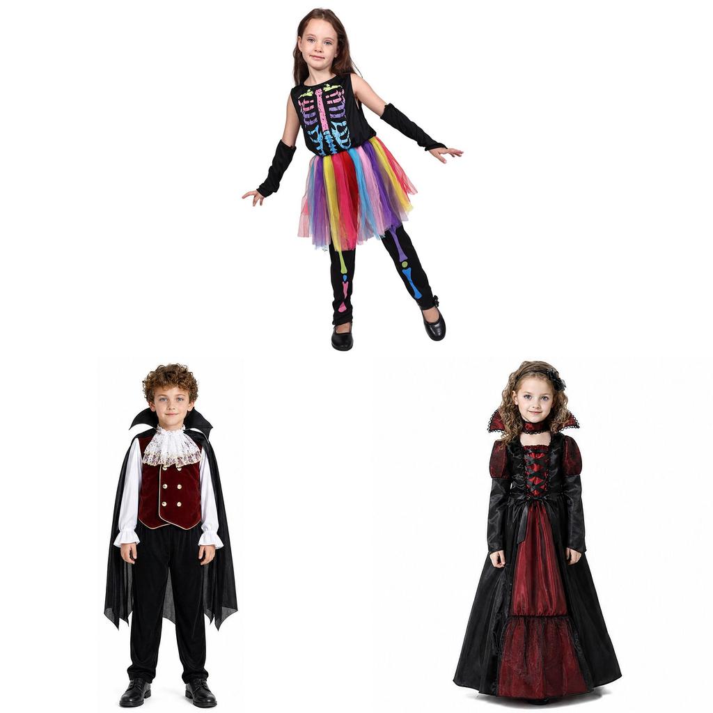 Fantasy Vampir Skelett Cosplay Kostüm Für Halloween Party Verkleidung