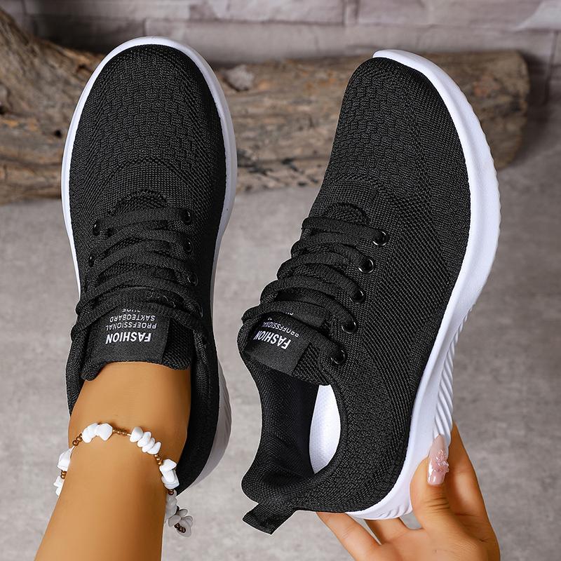 Fashion Mesh Breathable Casual Running Sports Shoes for Women Summer Fashion Platform Sneakers Woman Lightweight Non Slip Walking Shoes