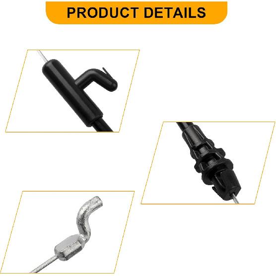 946-05141 40" Control Cable for Cub Cadet Speed Control Cable, for MTD, Troy-Bilt, Craftsman, Columbia and Cub Cadet Wheel Trimmer ST100 26SD710