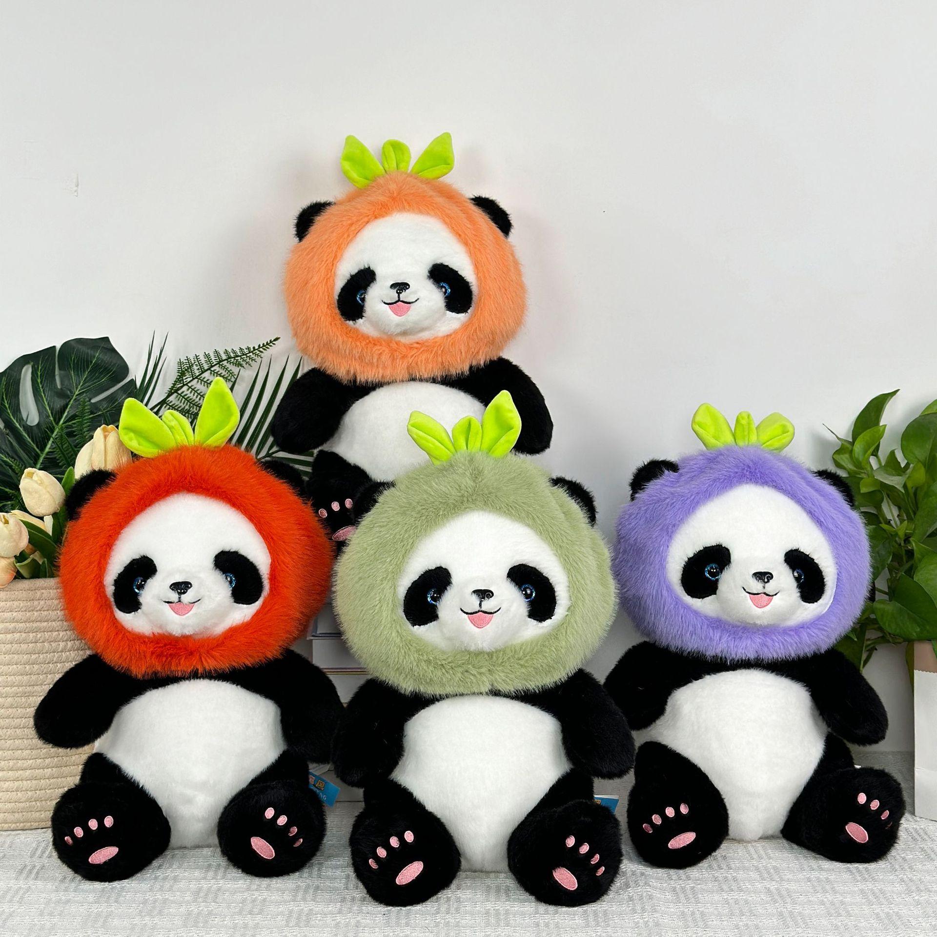 

Чэнду имитация гигантской панды плюшевая кукла милая кукла панда-дракон сувенир зоопарк 33cm