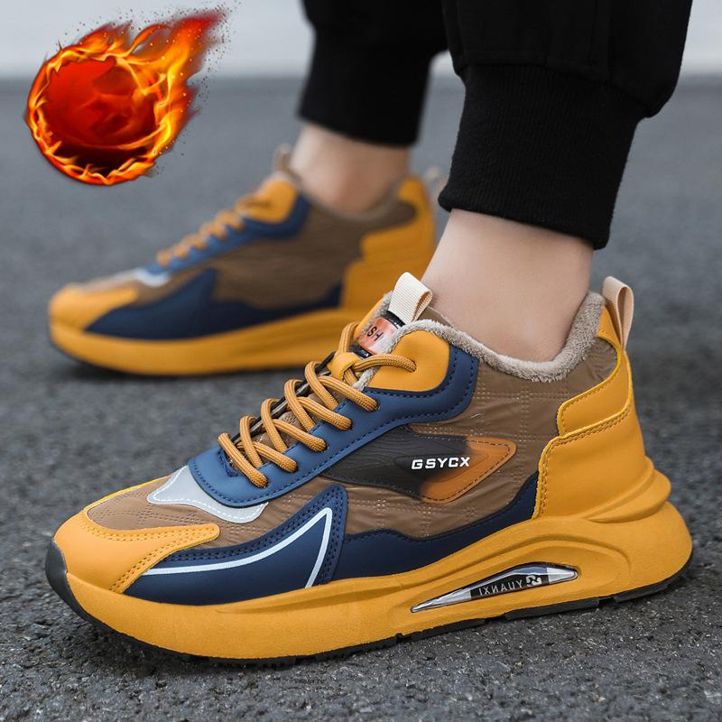 Sko for menn Luksus Plattform Herre Sneakers Høy Kvalitet Fritid Løpesko Vinter Varme Sko