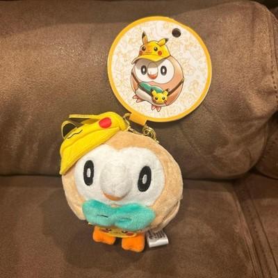 Pokemon Center Limited Mocrow Mascot Strap 2018 Pikachu Rare Tag