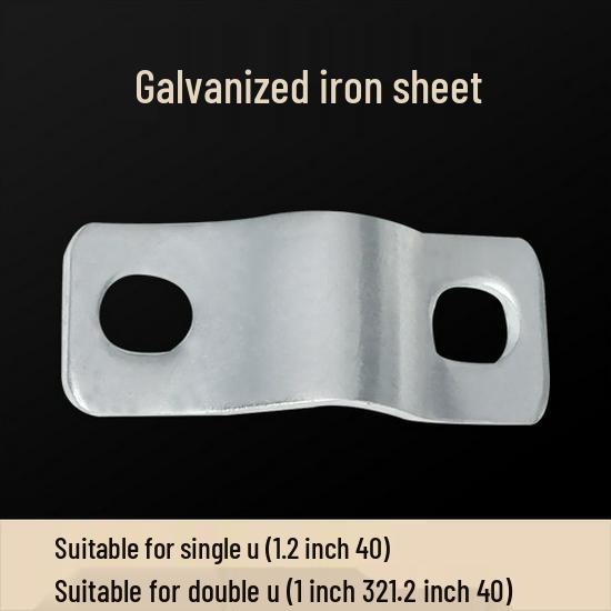 Stainless Steel Double U-Shaped Clamp for Delivery Bed/Galvanized Greenhouse Hose Tube Fastener