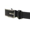 Daks Black Check Buckle Leather Automatic Belt Dbbe0f761bk