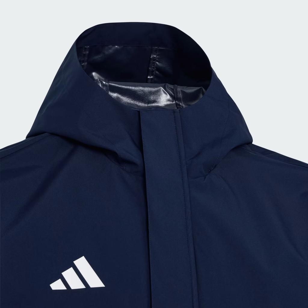 Adidas Fleece Lined Windproof Hooded Long Sleeve Durable Jacket Men jackets KW0692