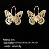 Elegant Gold Butterfly 3D Ear Cuff Earrings