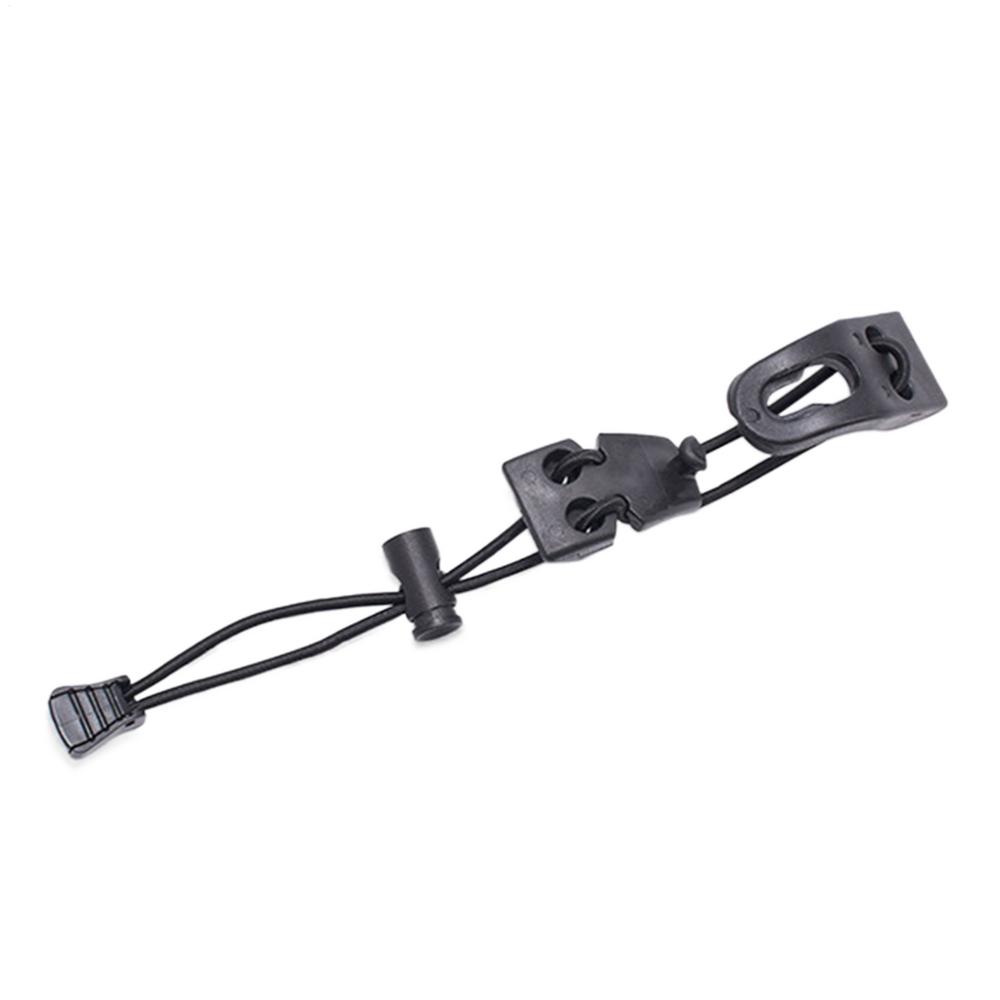 Outdoor Backpack Expansion Buckle Climbing Bag Expansion Buckle Walking Stick Fixing BungeeBackpack Fixing Rope чёрный
