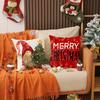 New Christmas Pillow Case Living Room Sofa Holiday Decoration Gnome Print Pillow Bedroom Bedside Pillow