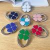 Creative Folding Lucky Grass Hanging Hook Four-leaf Clover Bag Hook Tableside Hanging Hook No Drilling or Glue Required