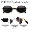 Feisedy Sports Sunglasses with UV400 Fashionable Retro Perfect for and Cycling Women's Protection, Design, Running, Driving, Fishing, (B4170)