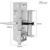 Multifunctional 3 In 1 Automatic Door Closer Hinges,90 Degree Right Angle Locator,Self Closing Door Spring Hinge,Door Stopper