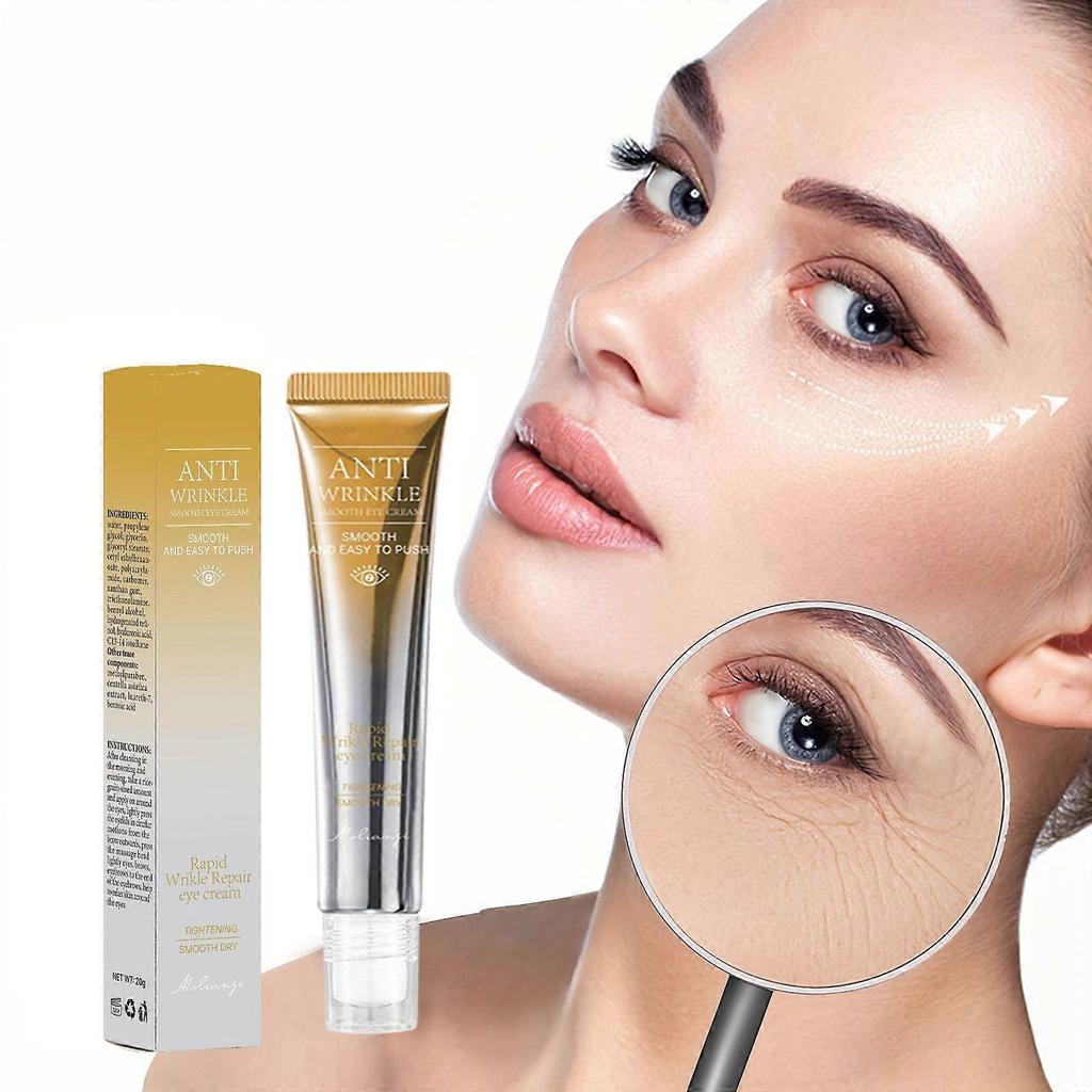 Eye Cream, Anti-Aging Eye Cream for Dark Circles, Moisturising Anti Wrinkles Eye Cream with Hyaluronic and Caffeine, Rapid Wrinkle Repair Under Eye Cr