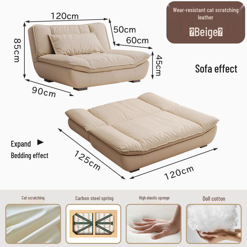 Minimalist Foldable Sailboat Sofa Bed for Home, Apartment, or Rental