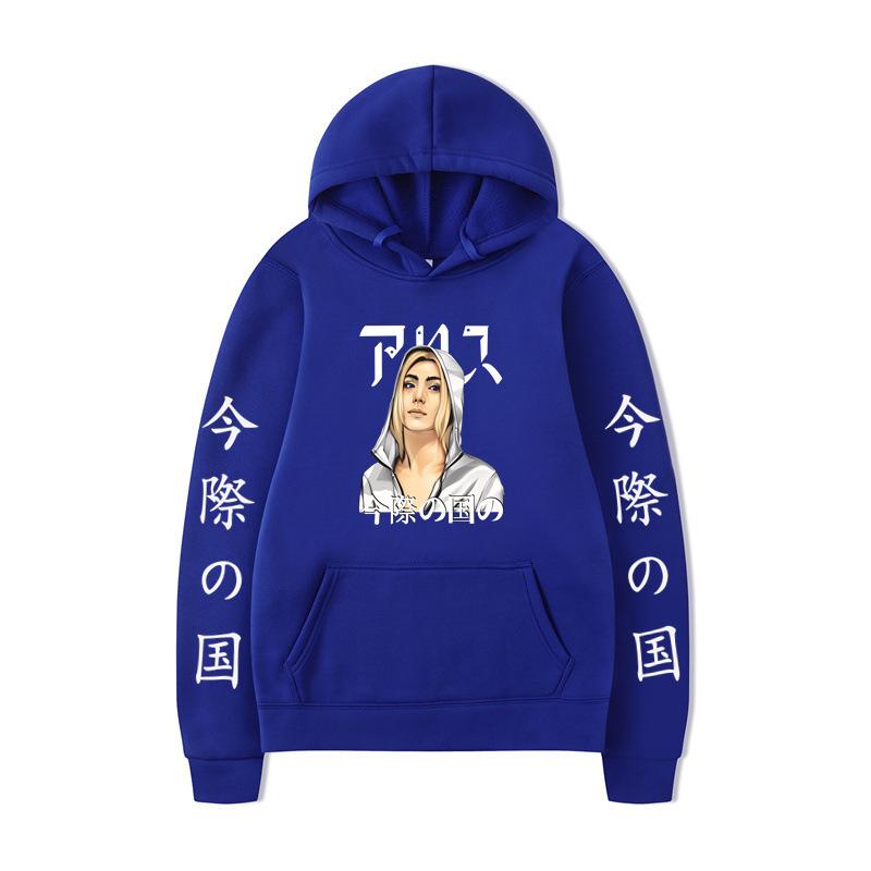 Herr Mode Huvtröjor Herr Dam Huvtröjor Mode Casual Tröjor Höst Pojkar Flickor Svart Streetwear Huvtröja