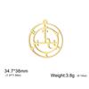  Goddess Sigil of Lilith Pendant Stainless Steel Demon Seal Marbas Pendants Solomon Amulet Jewelry Wholesale