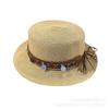 Western Sichuan Travel Hat Yunnan Xinjiang Grassland Xizang Travel Straw Hat Female Celebrity Sanya Seaside Beach Hat