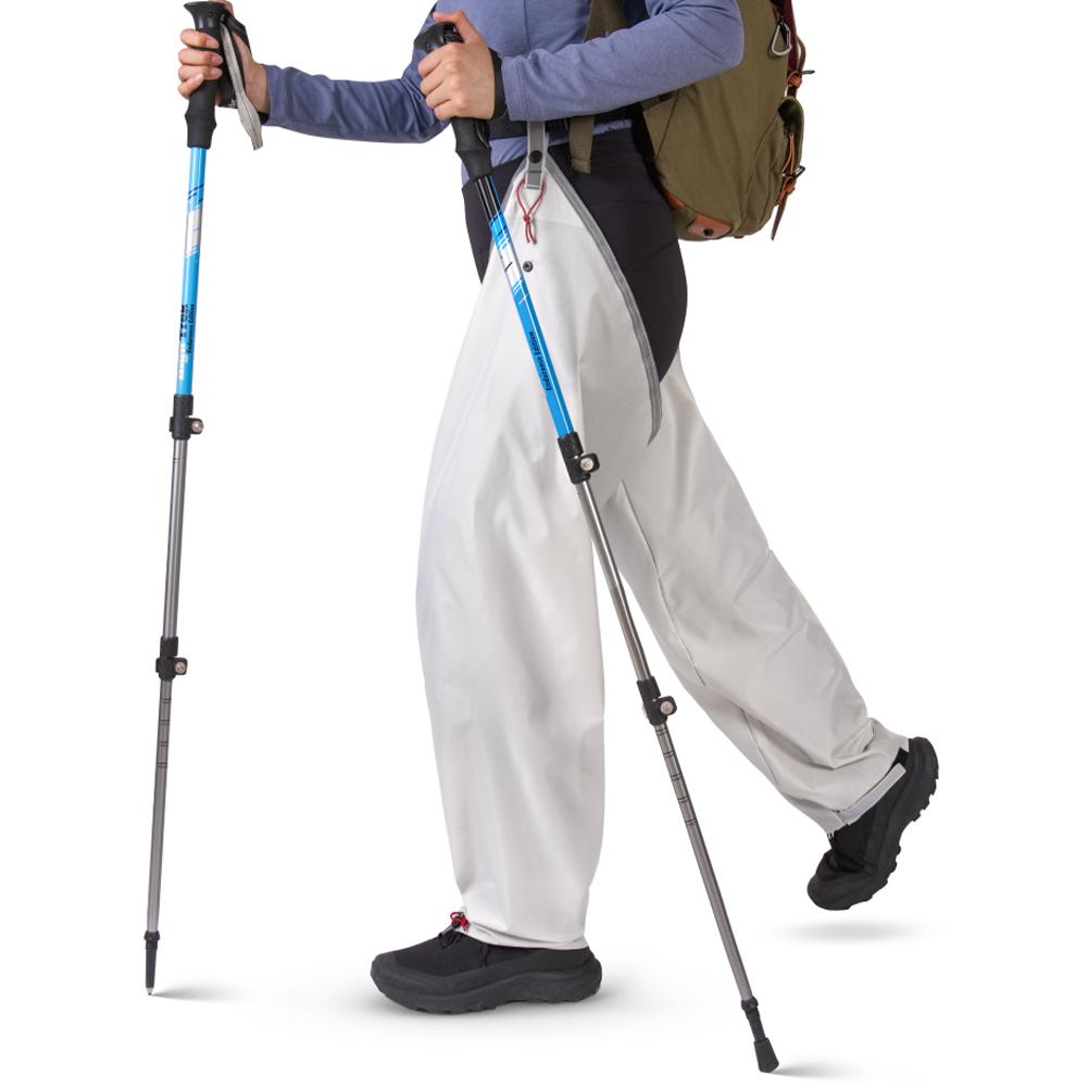 Men Women Climbing Rain Pants Waterproof Fishing Split Rain Pants Quick Pull-On Rain Pants for Outdoor Cycling Hiking Fishing