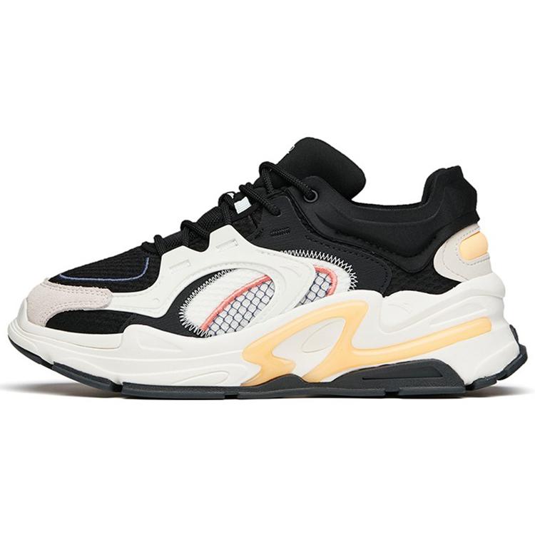 New Anta Millennium 3.0 Cushioned Anti-Slip And Wear-Resistant Warm Low-Top Casual Shoes Women's Black White Gray 122148982-2