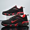 Mens Casual Sneakers PU Mesh Upper Anti-Slip Wear-Resistant Soft Sole Walking Travel Running All Season