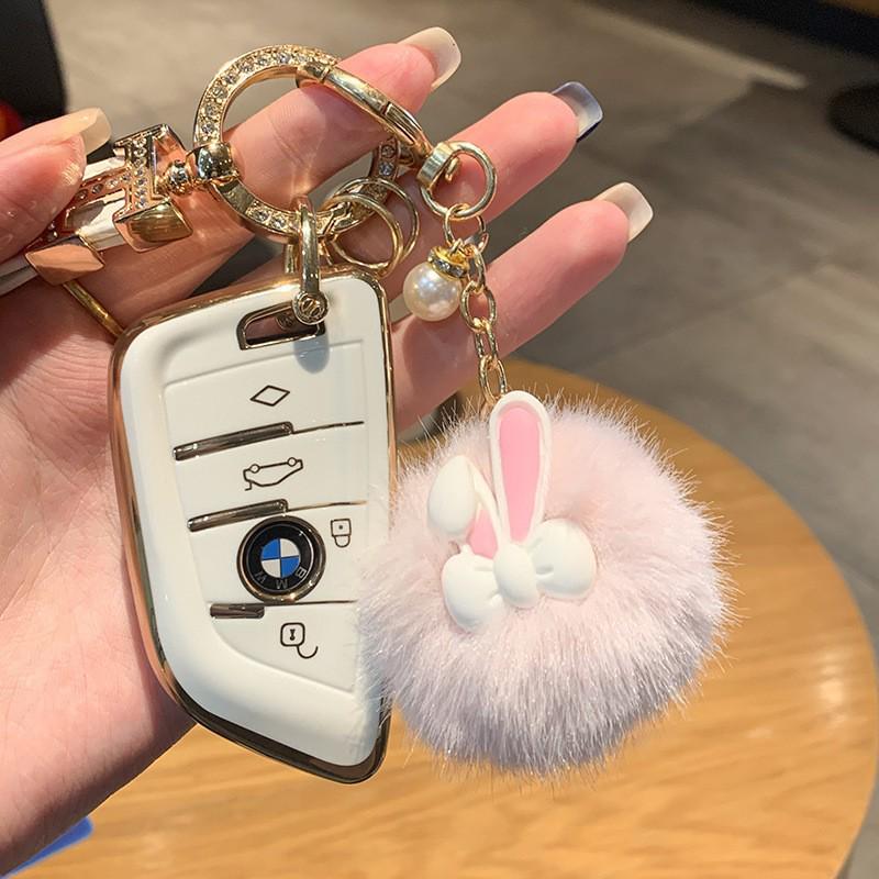Year of the Sheep Lamb Keychain: Cute Plush Pendant for Students' Bags