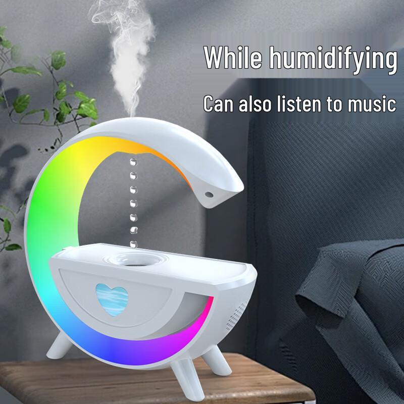 Anti-Gravity Water Drop Humidifier & Bluetooth Speaker CN Plug (adapter Included)