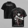 Zenin Maki Jujutsu Kaisen Kleidung Herren Damen Manga T-Shirts Vintage Gewaschenes T-Shirt Lässiges Baumwoll-T-Shirt Harajuku Männliches Lockeres T-Shirt