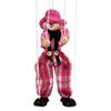 Colorful Joint Activity Kids Toy Wooden Pull String Puppet Handcraft Toy Puppet Puppet Clown