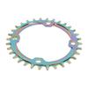 Mountain Bike Chainring Aluminium Alloy 32T Single Speed Oval Bike Positive Negative Tooth Disc Chain Wheel Chainring