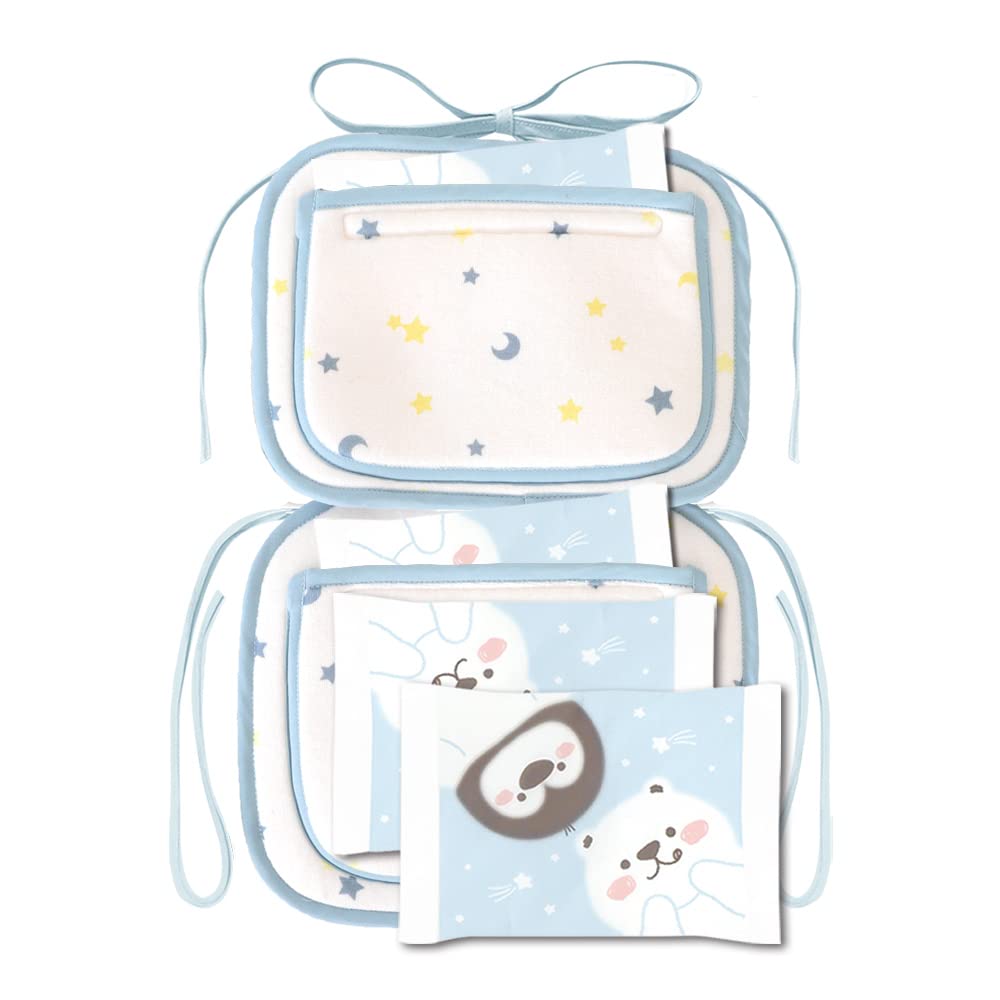 

Keratta Охлаждающий и согревающий матрасик для коляски, Ледяной матрасик для детского автокресла, Махровая ткань, Впитывающий, Разделяемые верх и низ, Лунный лист, Упаковка, Переноска, Подушка, [Пушистый]