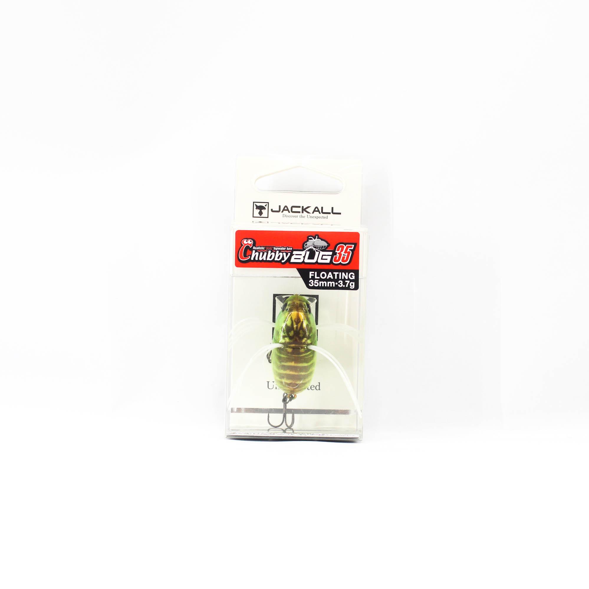 Jackall Chubby Bug 35 Плавающий воблер Clear Lime Kogane (7137)