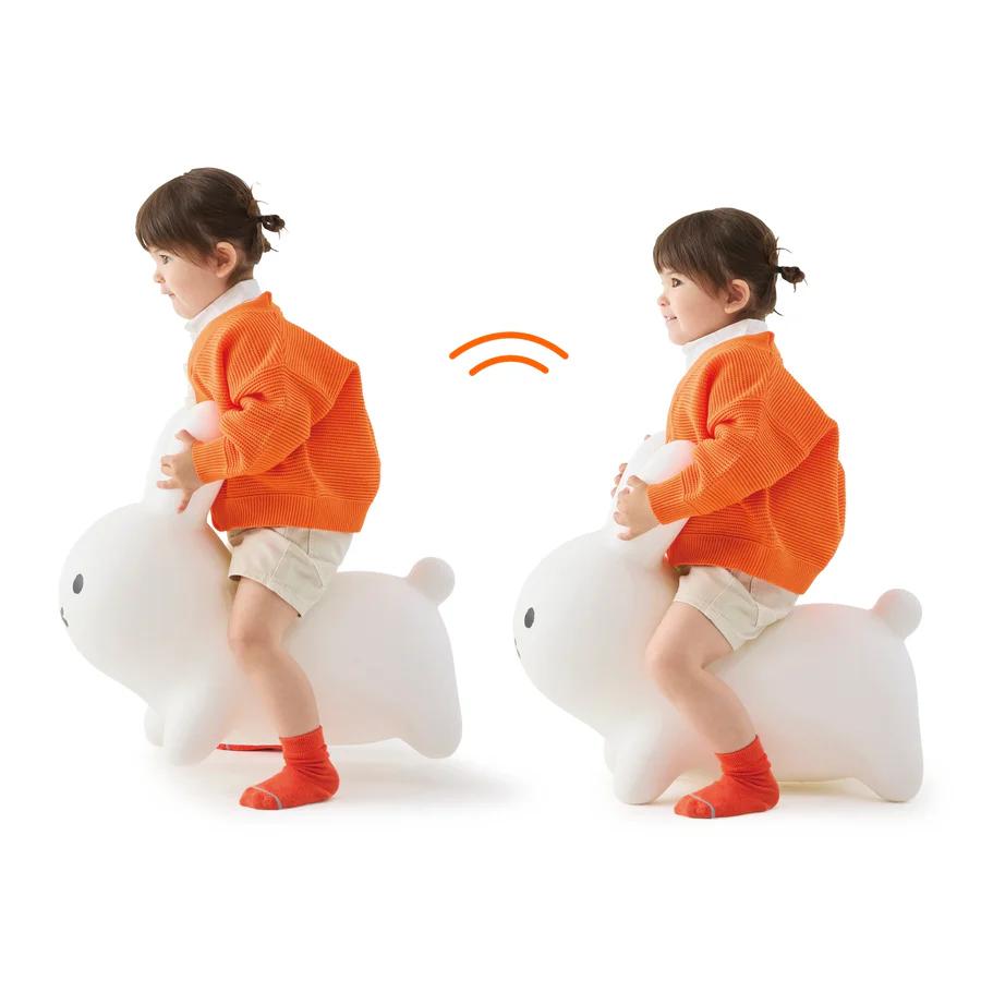Bruna Bonbon Rabbit Fluffy White Miffy Riding Toy Japan Ides Dick