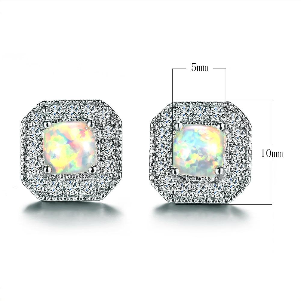 Hot Selling Square Earrings for Light Luxury and Fashionable Commuting