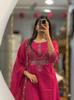 Women Bollywood Designer Kurta Pant Dupatta Set Indian Party Wear Top Tunic Kurtis