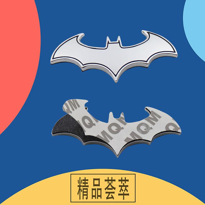 3D Premium Bat Shape for Motorcycle Automobiles Logo Car Fender Trunk Rear Bonnet Decal Emblem Badge Sticker