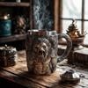 Novelty Coffee Mugs 400ml Resin Raging Ape Home Decoration Dad Coffee Mug For Cold Weather Picnic Fishing Outdoor Water Campfire