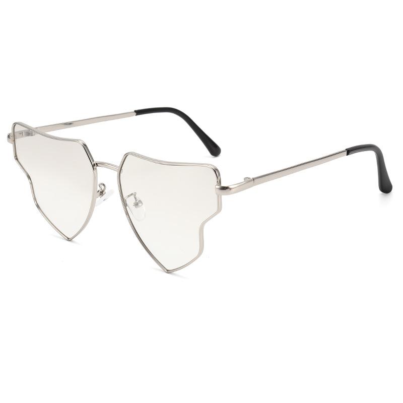 

Солнцезащитные очки в металлической оправе с персиковым сердцем, женские, в стиле хип-хоп, уличный снимок Regular