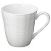 Noritake Mug, 300cc, Cher Blanc, Microwave and Dishwasher Safe, Fine Porcelain (Premium White), T94855/1655