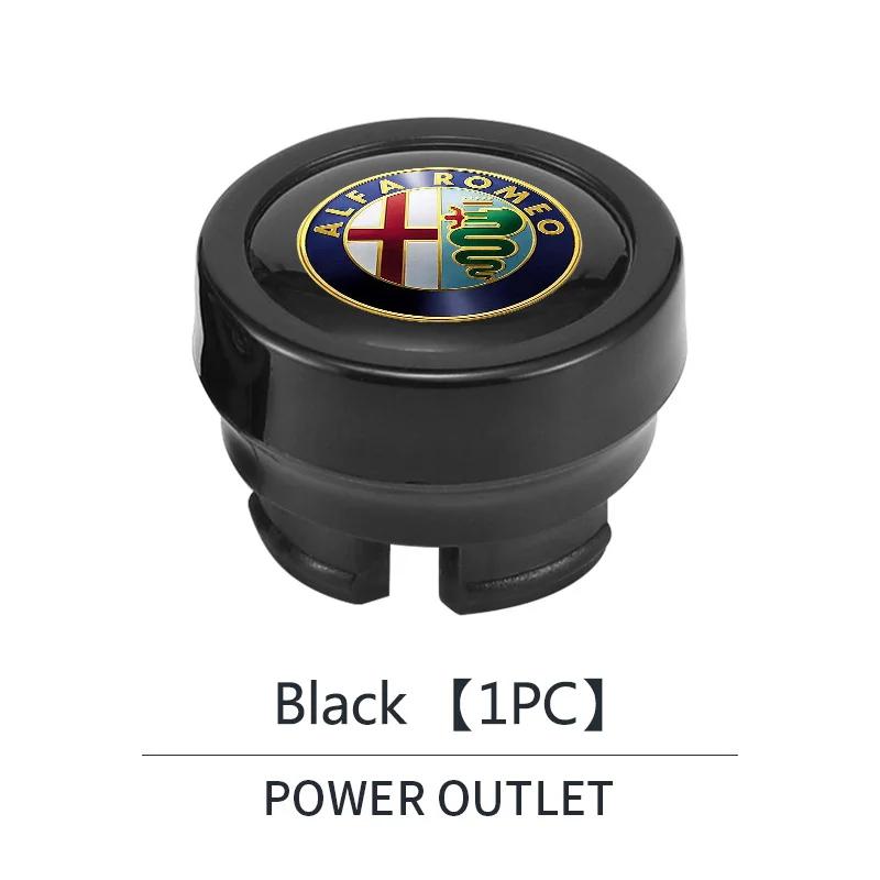 

For Alfa Romeo 2026 Hot Sticker Car Cigarette Lighter Dust Cover Waterproof Antifouling Protective Cover Accessories For Alfa Ro