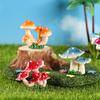 Simulated Small Mushroom Decorative Item Micro-landscape Decoration Resin Craft Bonsai Small Decorative ItemPlant
