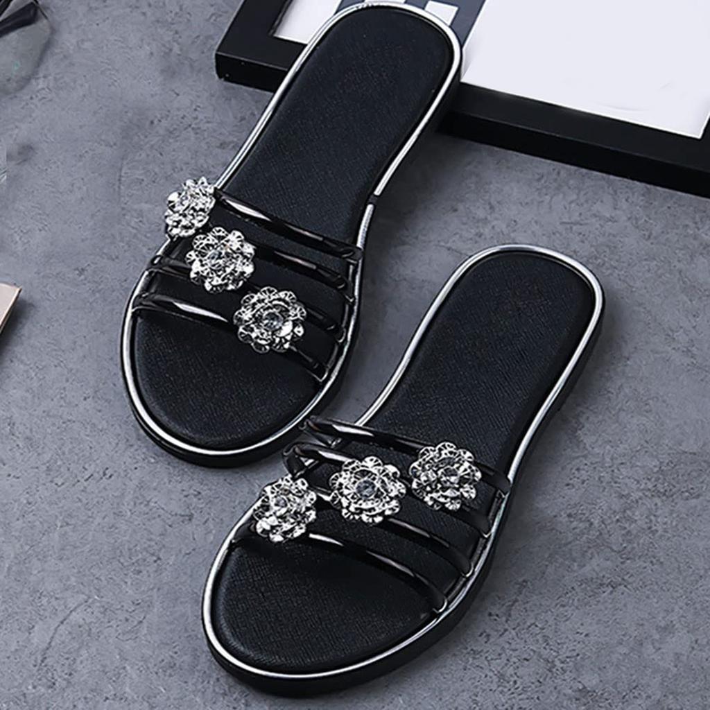 Women Slippers Girls Flat Bohemian Style Casual Sandals Slippers Beach Shoes