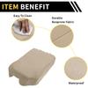 Console Lid Armrest Cover for Toyota Tundra 2007-2013 Tahoe Middle Console Pad Armrest Protector Microfiber Leather with Beige