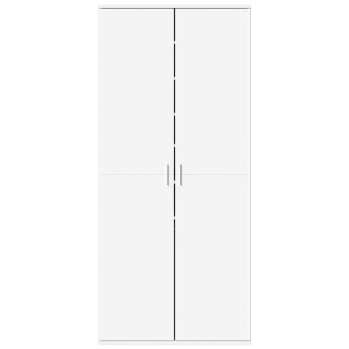 VidaXL Shoe Cabinet White 80x39x178 Cm Chipboard, Shoe Storage, Shoe Storage Cabinet, 3276672