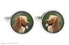 Golden Retriever - cufflinks and tie with your photo, a suit decoration, men's jewelry from the Art-Dog brand.